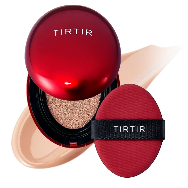 TIRTIR Mask Fit Red Cushion - Doskonały Podkład do Twarzy w Poduszce 22C Peach Beige 18g
